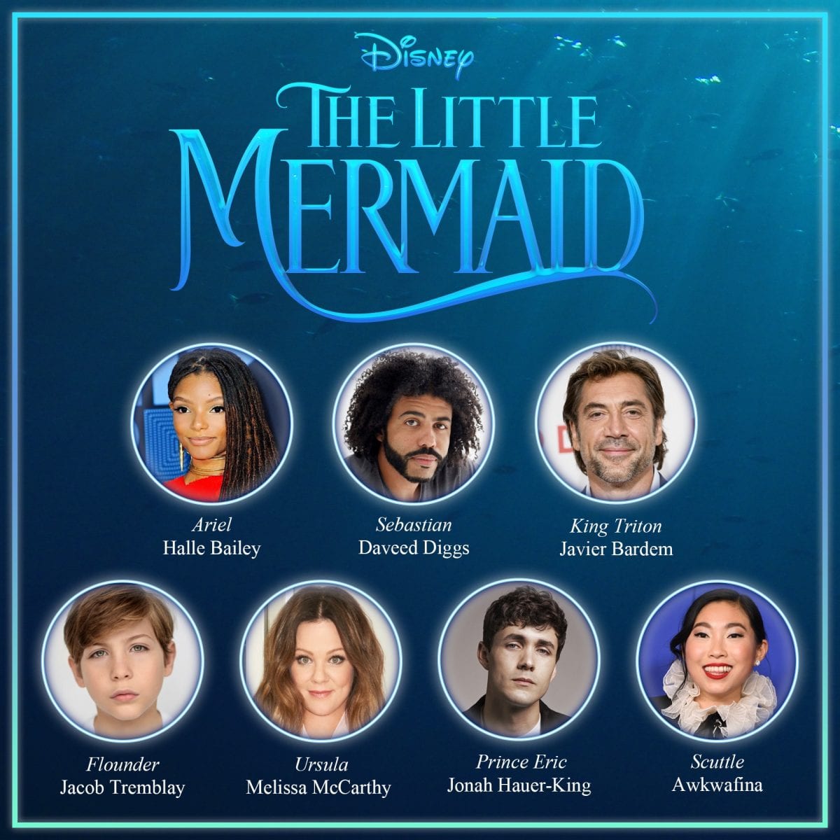 Disney’s The Little Mermaid Live Action AllStar Lineup Includes Javier