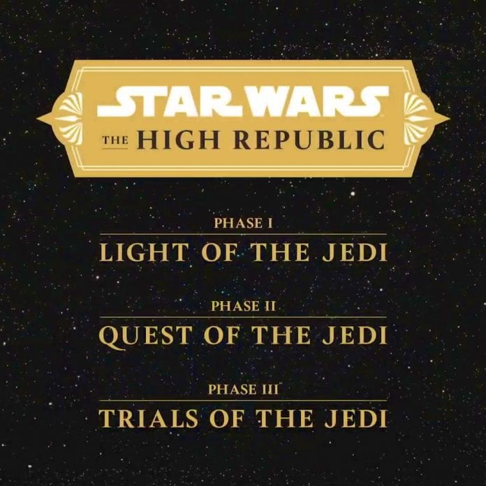 New Star Wars The High Republic Books Revealed And Details On Its 3