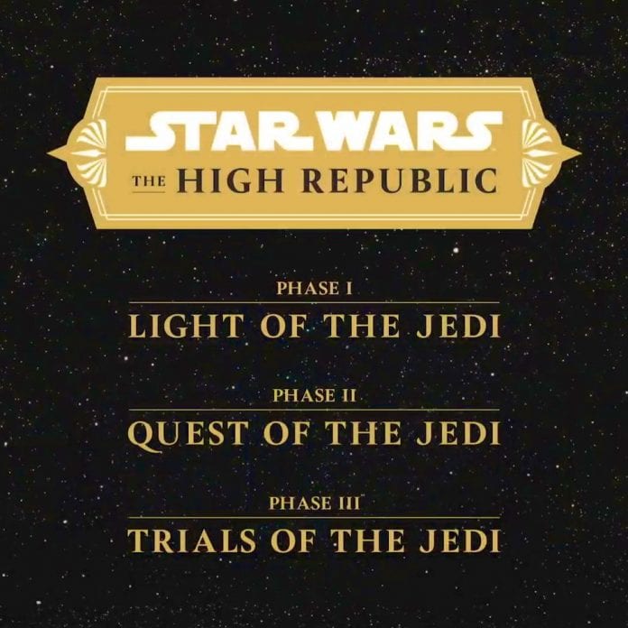 New Star Wars The High Republic Books Revealed and Details on its 3