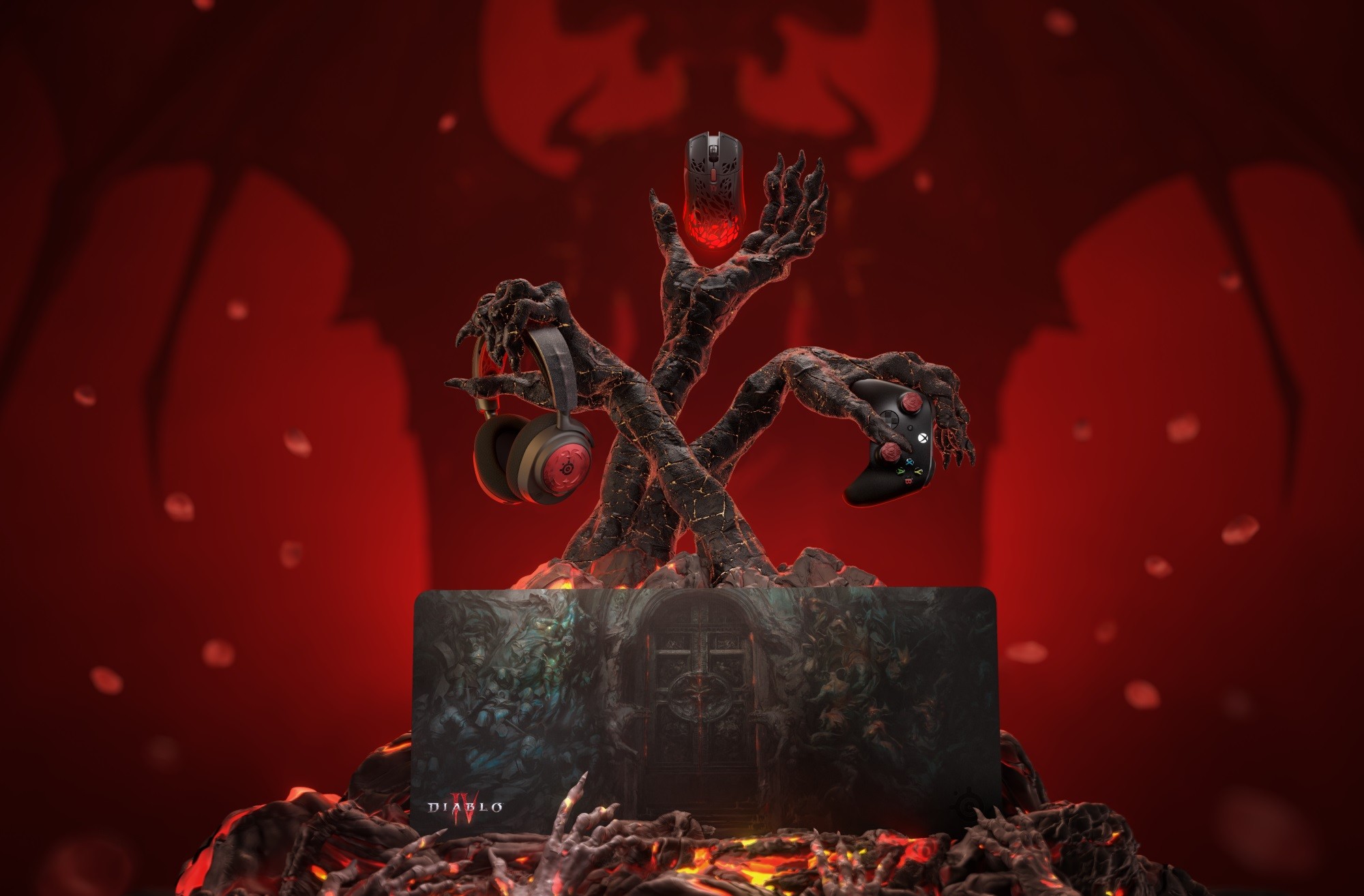 SteelSeries and KontrolFreek Reveal Diablo IV Themed Gaming Equipment – Cinelinx