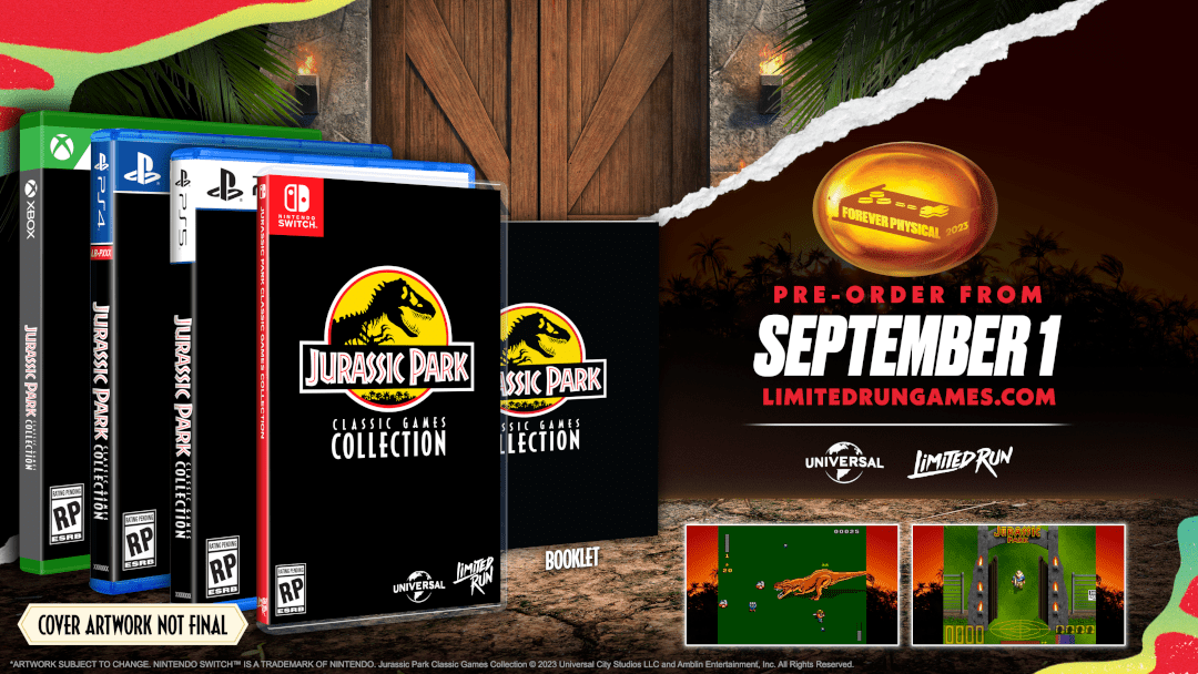Limited Run Games Unveils the Jurassic Park Classic Games Collection -  Cinelinx