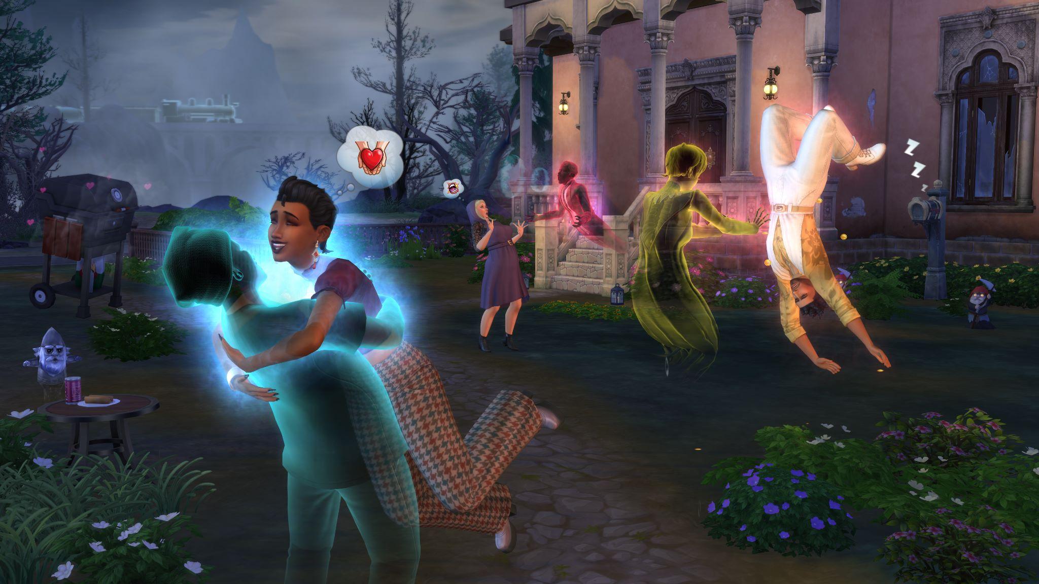 Talk With the Reaper in the The Sims 4 Life & Death Gameplay Trailer